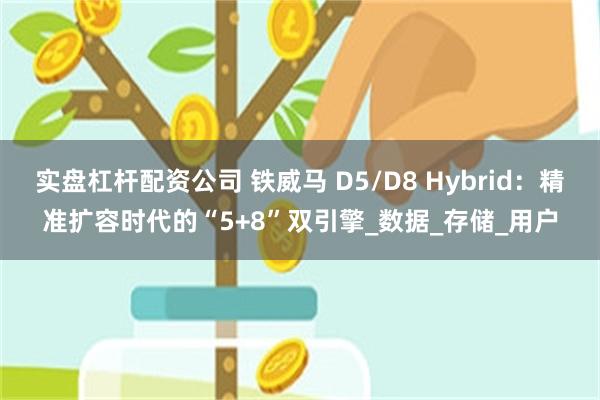 实盘杠杆配资公司 铁威马 D5/D8 Hybrid：精准扩容时代的“5+8”双引擎_数据_存储_用户